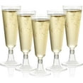 thumbnail image 1 of Matana 5oz Reusable Disposable Plastic Champagne Flutes Set of 48, 1 of 9