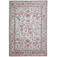 thumbnail image 1 of Matana Space Dyed Ornamental Accent Rug w/Border, Gray/Pink, 2ft x 3ft, 1 of 6