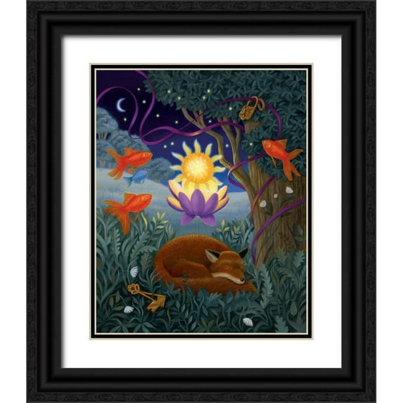 Matarazzo, Gina 26x32 Black Ornate Wood Framed with Double Matting Museum Art Print Titled - Eve of Transcendence