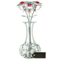 thumbnail image 1 of Matashi  24k Gold Plated Flowers Bouquet and Vase w/ Pink & Clear  Crystals - 5 x 1.5 x 1.5 Silver/Red, 1 of 5
