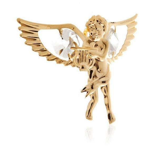 Matashi Crystal Winged Boy Angel Ornament
