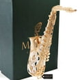 thumbnail image 1 of Matashi Saxophone Ornament, Valentine’s Day Gift for Wife, 24K Gold Plated Crystal Studded, for Mom and Wife Decorative Tabletop Showpiece, 1 of 5