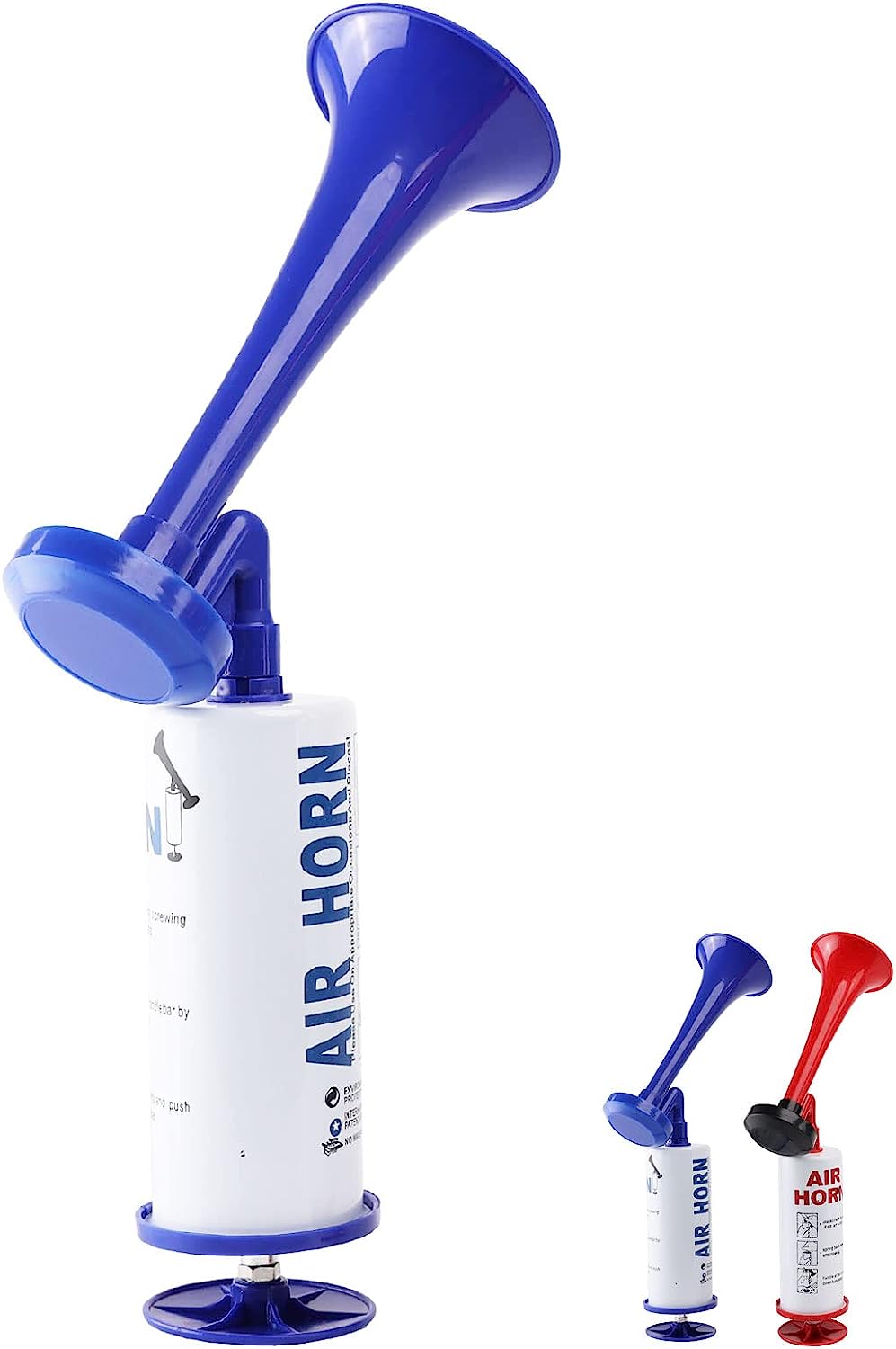 Match Air Horn Hand Push Pump Air Horn Sports Boating Warning Air Horn