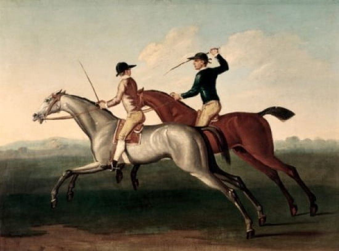 Match Between Bolton & Lamprey James Seymour (1702-1752 British) Canvas Art - James Seymour (24 x 36)