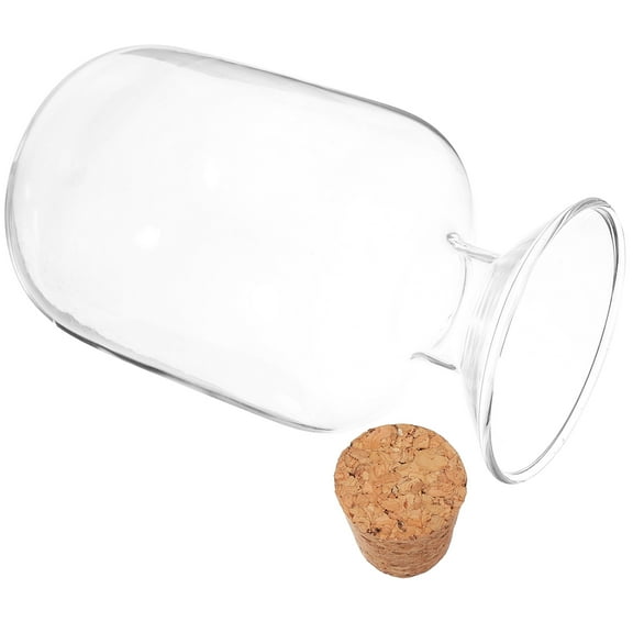 Match Bottle Container Glass Storage Containers Fireplace Home Decoration Clear Holder Jars Empty