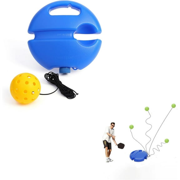 Match Buddy Pickleball Trainer, Tennis Trainer, Pickleball Practice Rebounder with String, Pickleball Training Tool for Exercise Sport