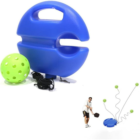 Match Buddy Pickleball Trainer, Tennis Trainer, Pickleball Practice Rebounder with String, Pickleball Training Tool for Exercise Sport