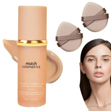 Match Cosmetics Foundation, Match Foundation 4 in 1, Foundation 4 in 1 - Medium Spectrum, Ultrablend 4 in 1 Foundation, 4 in 1 Foundation Liquid with Spf 50, 4 in 1 Concealer, Moisturizer-1pcs