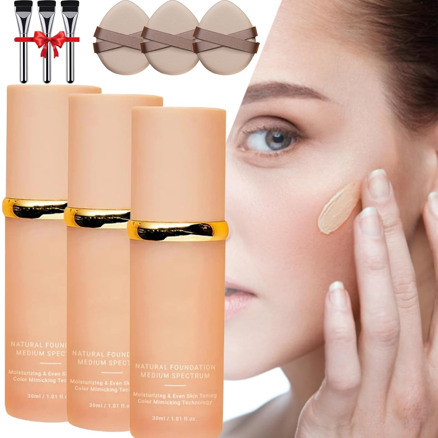 Match Cosmetics Foundation, Rise Luxus Foundation, Match