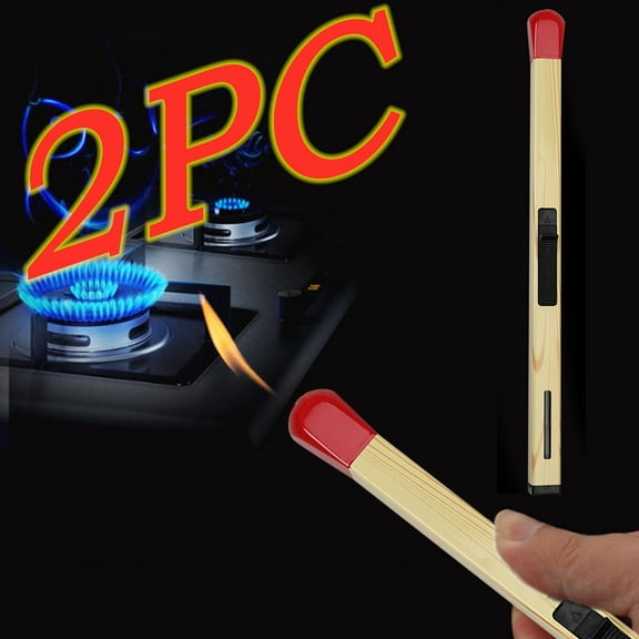 Match Lighter Stick 2 Pc Novelty Lighter Matches Shaped Stick Lighter Refillable
