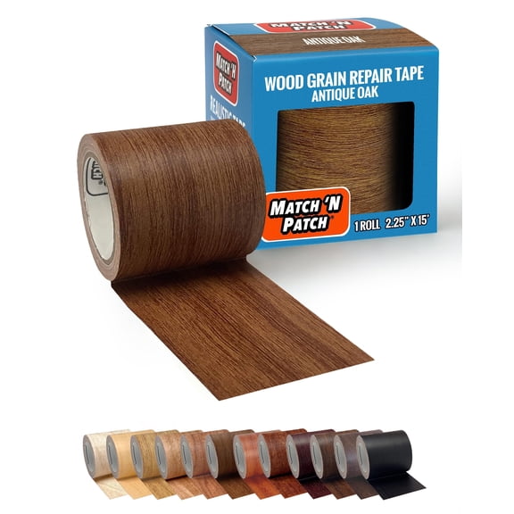Match 'N Patch Antique Oak Wood Repair Tape, 2.25 in. x 15 ft