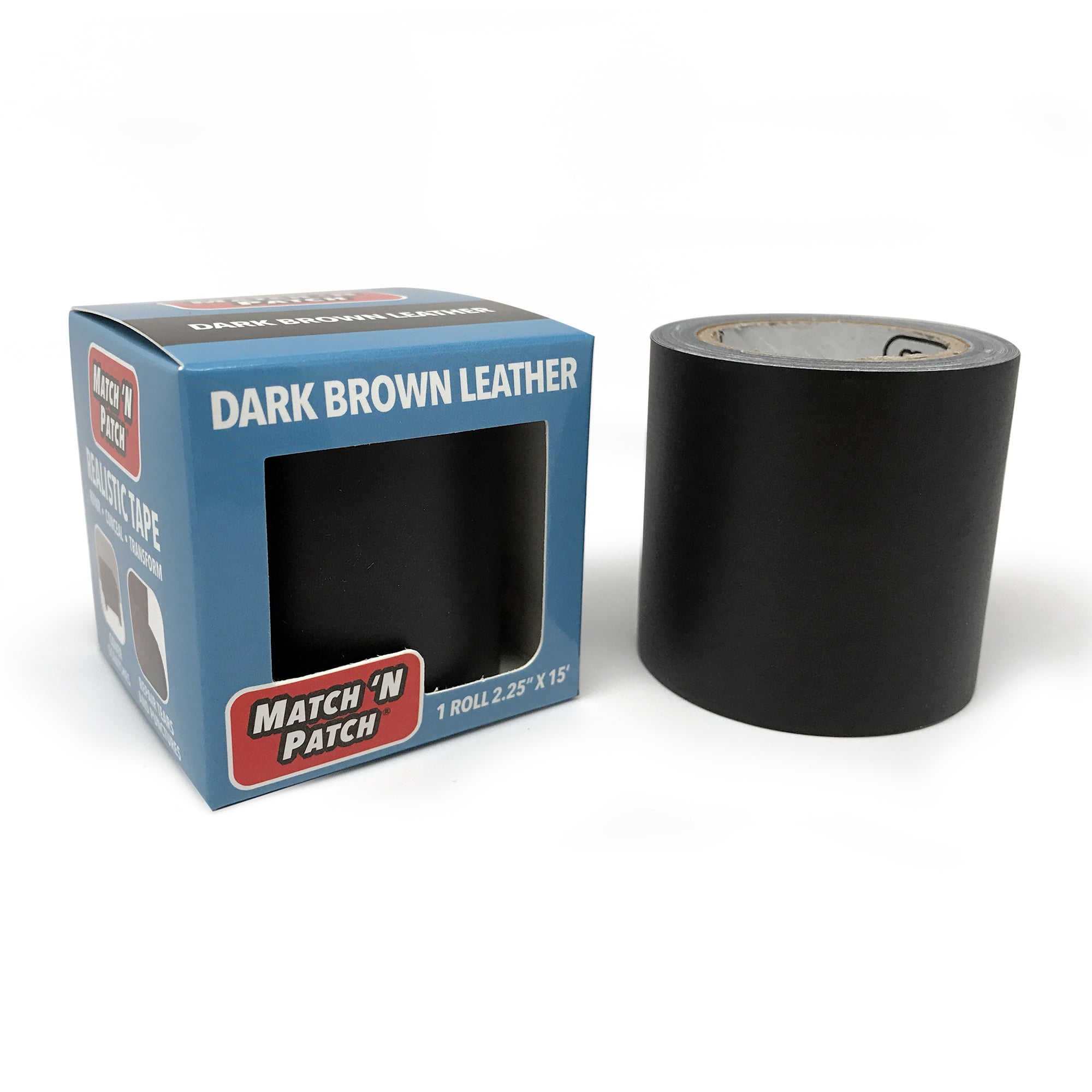 MATCH N PATCH Match 'N Patch Dark Brown Leather Repair Tape, 2.25 in. x 15 ft