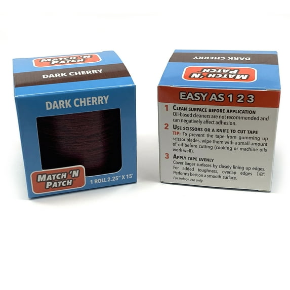 Match 'N Patch Dark Cherry Wood Repair Tape, 2.25 in. x 15 ft