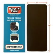 Match N Patch Realistic Brown Leather Repair Patch