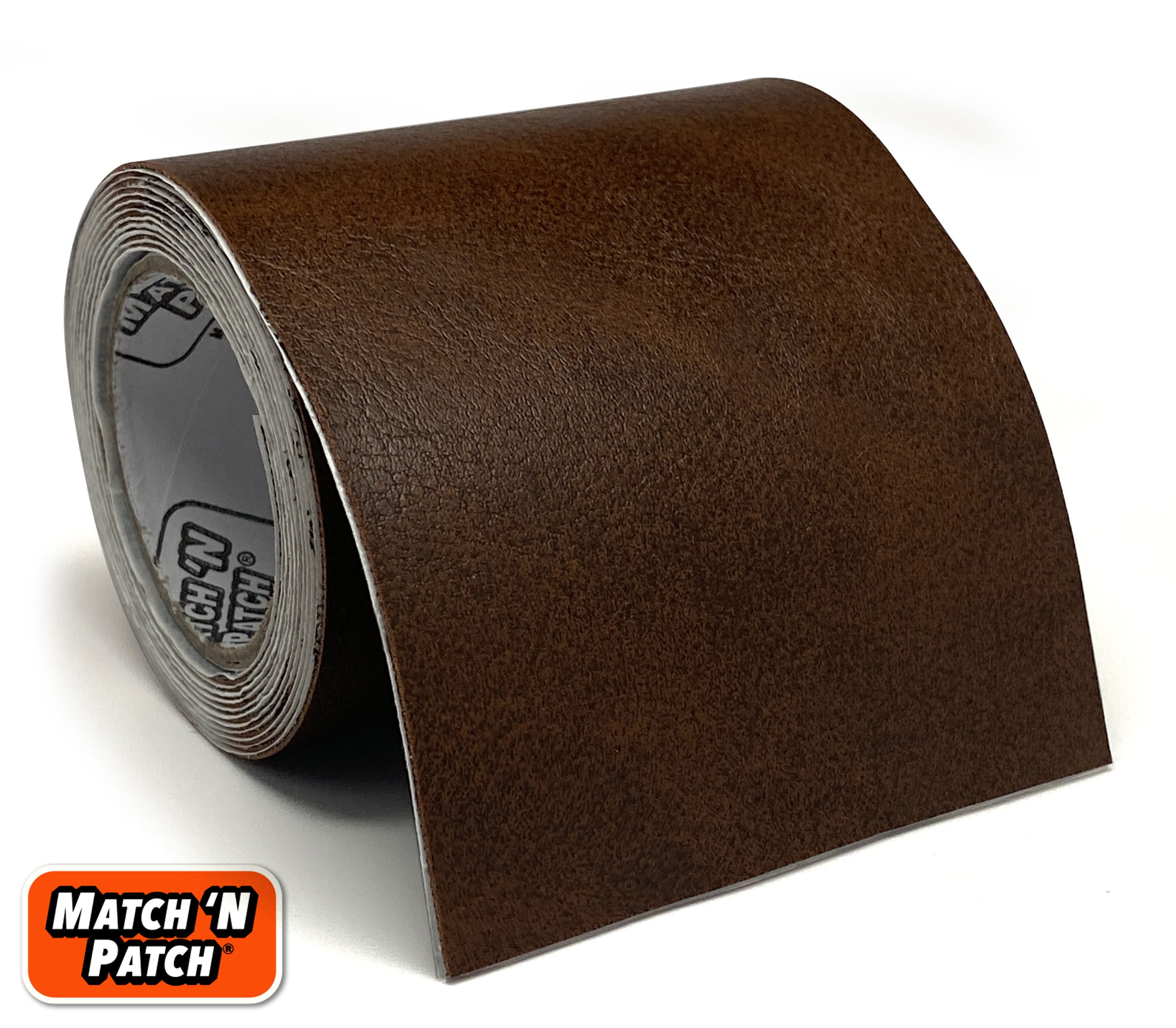 Match N Patch Self-Adhesive Brown Leather Repair Tape, 3 inch X 72 inch