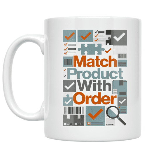 Match Product With Order - Office Worker - 11 oz Ceramic Coffee Mug