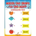 thumbnail image 1 of Match the Shape to the Word: Matching for Kids, (Hardcover), 1 of 1