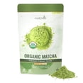 thumbnail image 1 of MatchAiA USDA-Certified Organic Matcha, 100% Pure Green Tea Powder, Premium Culinary Grade for Lattes, Smoothies, Desserts and Baking, Sugar Free, Gluten Free (150g / 5.3oz Pouch), 1 of 9