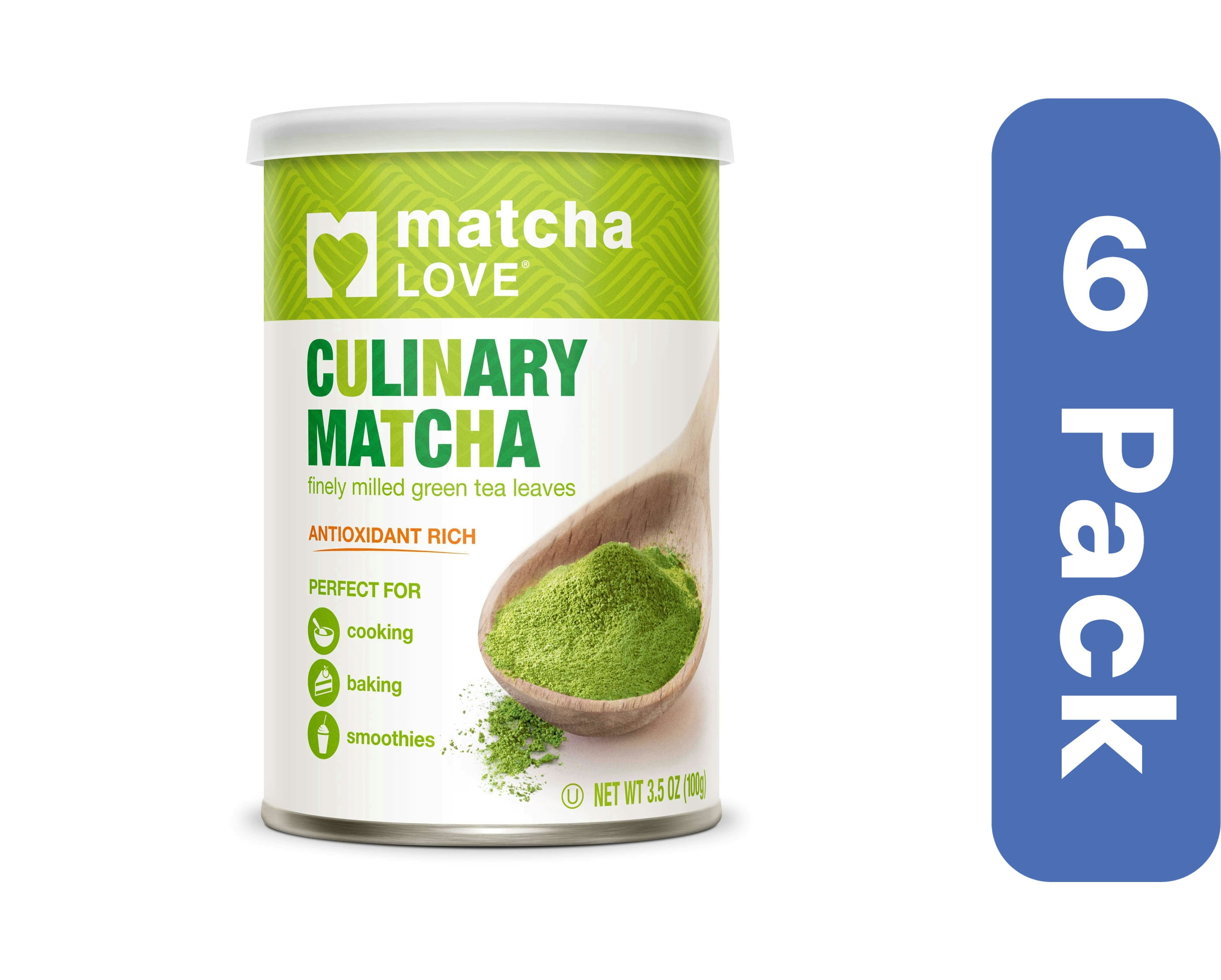 Matcha Culinary Powder 100g 3.5 oz (Pack Of 6)