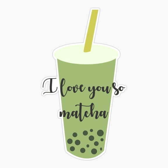 Matcha Er, Phone Decal Water Bottle Stickers Car Decals, Funny Birthday Gift