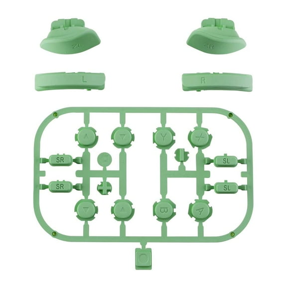 Matcha Green ABXY Direction Keys SR SL L R ZR ZL Trigger w/Tools for Nintendo Switch/OLED Joycon