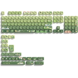 Mechanical Keyboard Caps Numbers 115 Grey Clear Keycaps, Transparent MDA Profile Keyboard Key Cap For Mx  Switches Mechanical Keyboard (Doubleshot, MX, 100%, 75%, 65%, 60% Fit All) 
