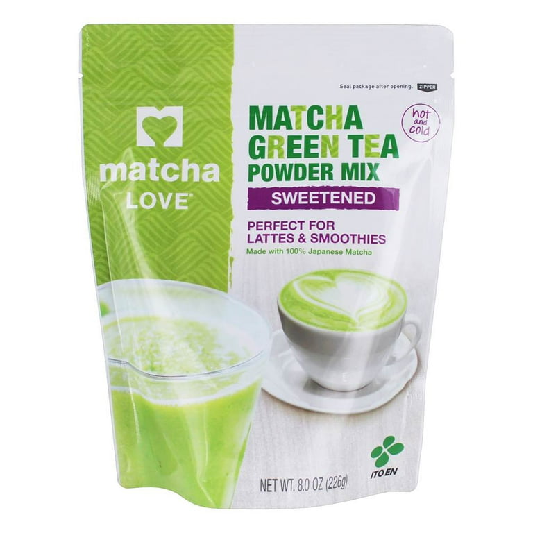 Matcha LOVE - Barista Matcha Green Tea Powder Mix, Sweetened, Pouch 8 oz -  226g 