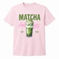 thumbnail image 1 of Matcha Latte Graphic T-Shirt, Unisex Cotton Blend Crew Neck Tee, 1 of 9