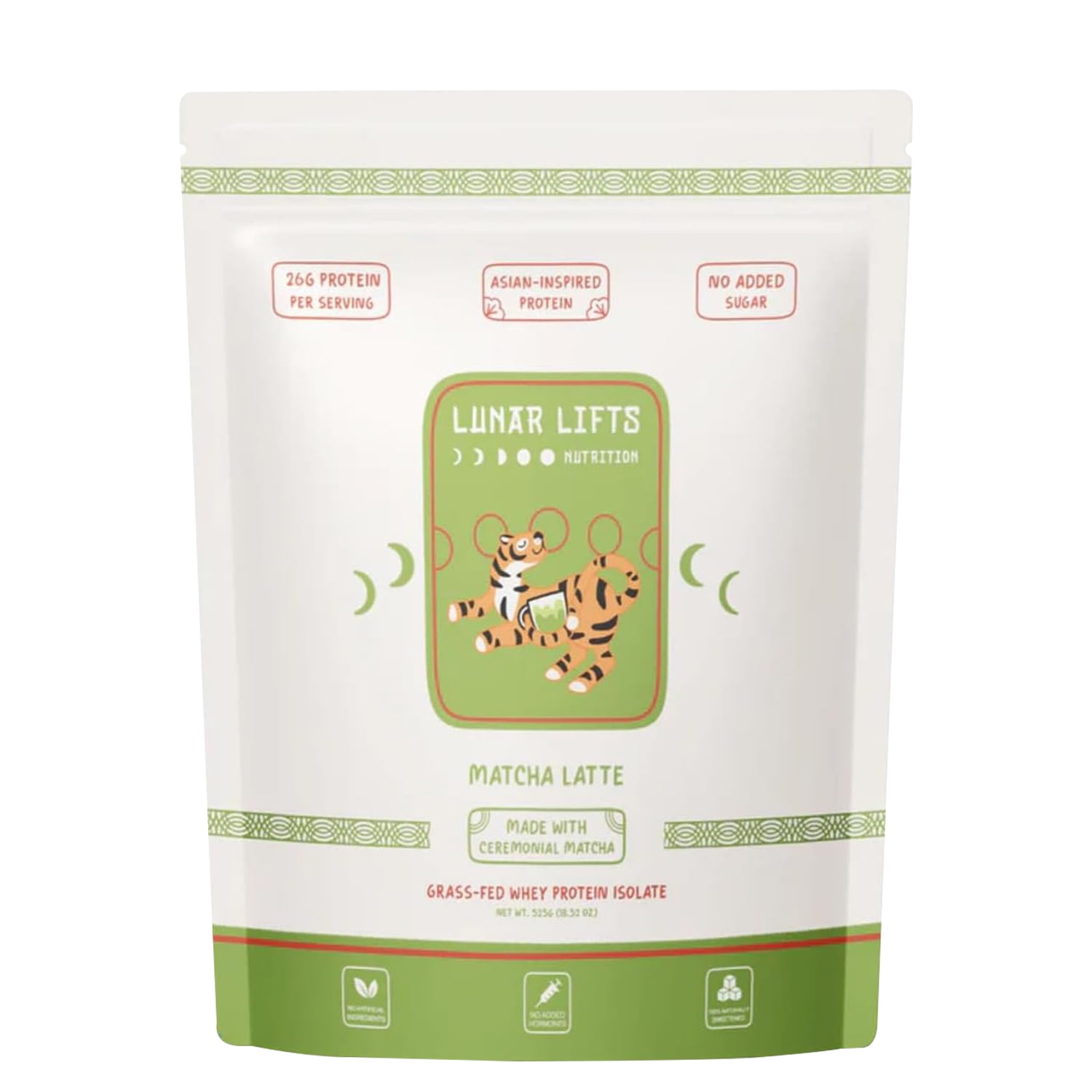 Matcha Latte - Grass-fed Whey Isolate Boba Tea Protein Powder