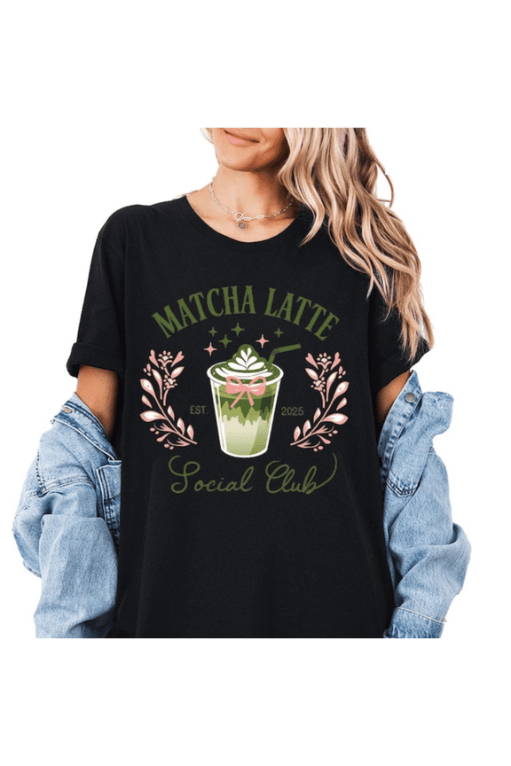 Matcha Latte Lover Graphic T-Shirt Aesthetic Tee