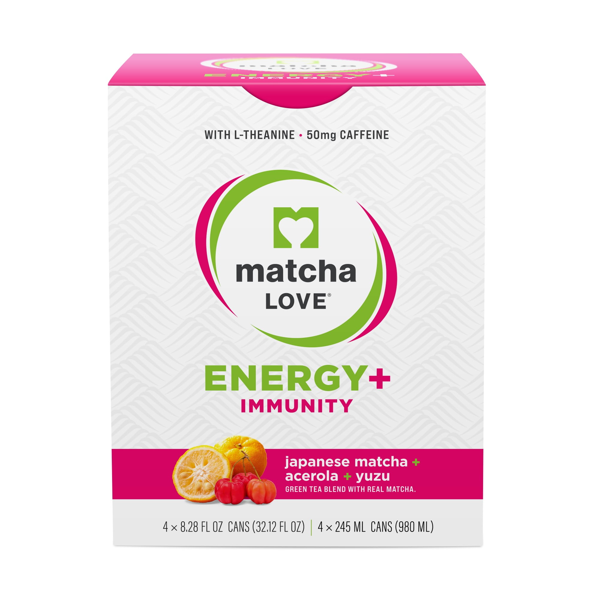 Matcha Love Energy + Immunity, Japanese Matcha + Acerola + Yuzu Green