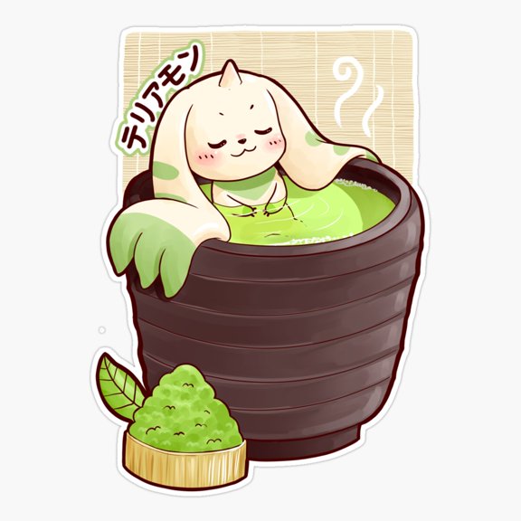 Matcha Love Green Tea Lover Sticker