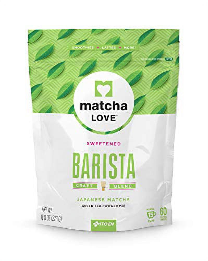 Matcha Love Green Tea .. .. Powder Packet, Sweetened, .. 8 .. Ounce