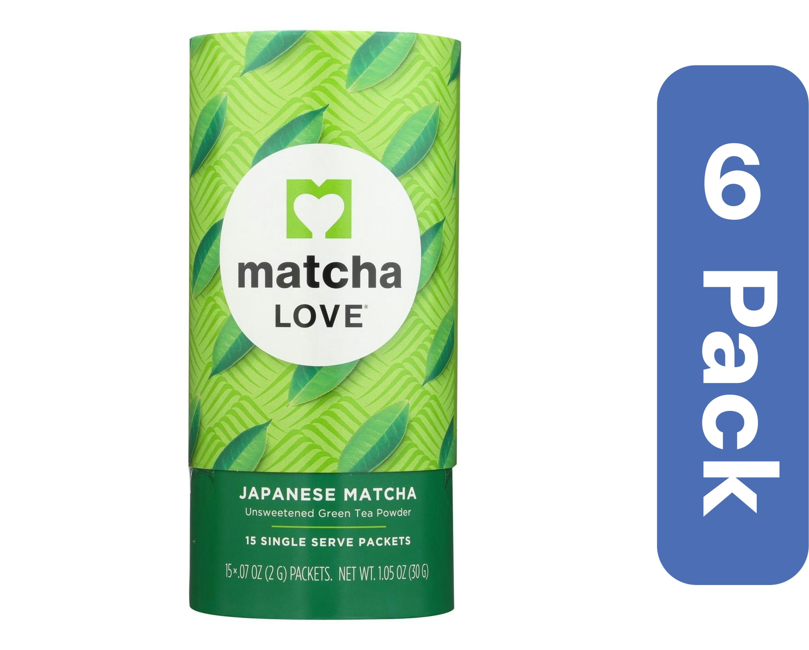 Matcha Love Single Serve Packets 1.05 oz (Pack of 6)