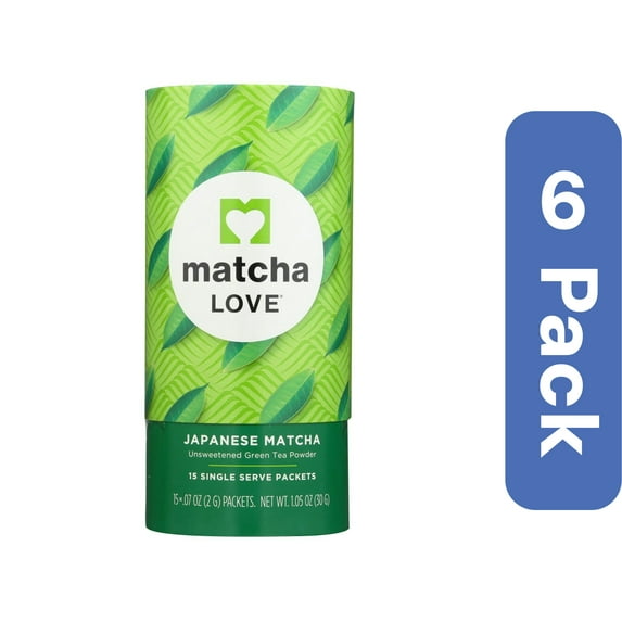 Matcha Love Single Serve Packets 1.05 oz (Pack of 6)