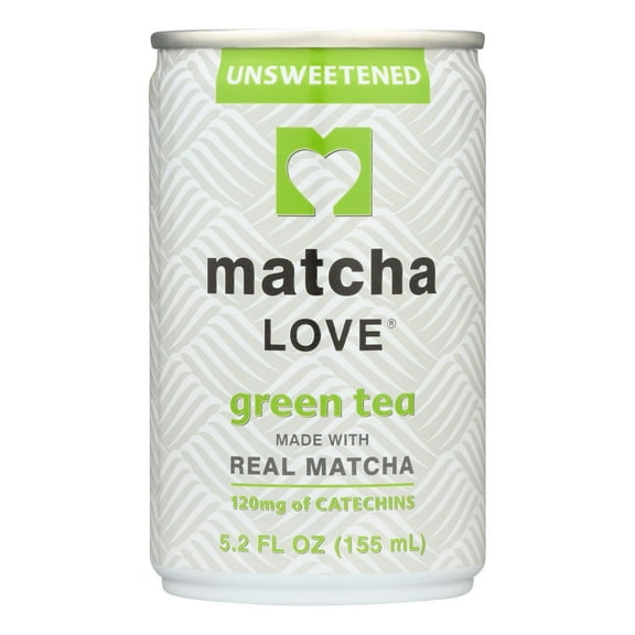 Matcha Love Unsweetened Tea - Case of 20 - 5.2 oz.
