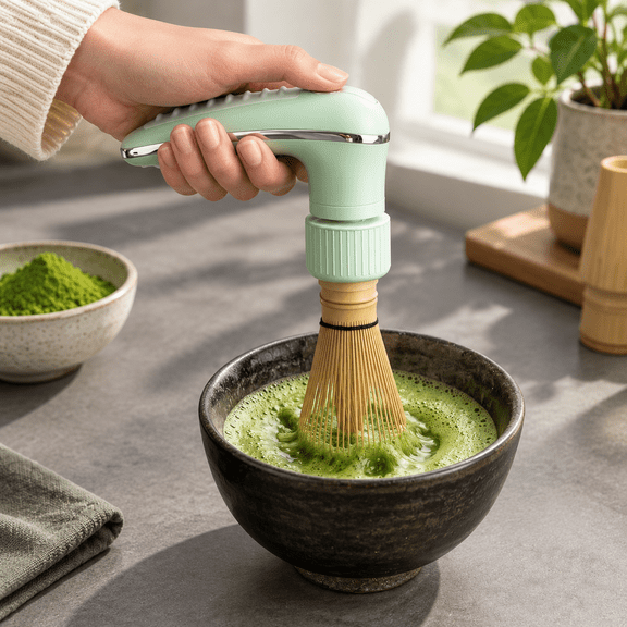 Matcha Mate Electric Whisk - Traditional Whisking