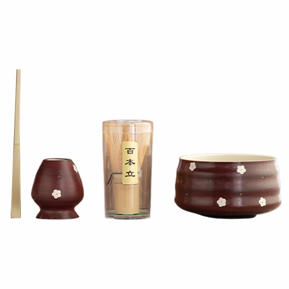 Matcha Set 4/6-Piece Japanese Tea Ceremony Kit with Strainer, Ceramic ...
