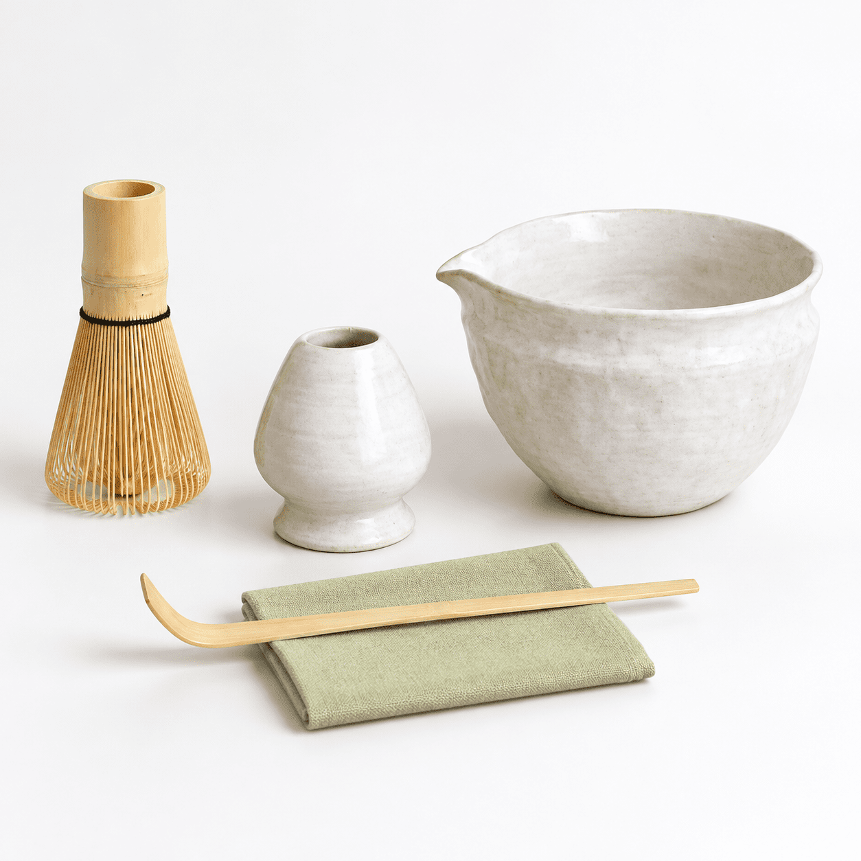 Handmade Match Set Matcha Set With Handmade Ceramic Bowl & Whisk Gray 6-pc - Walmart.com