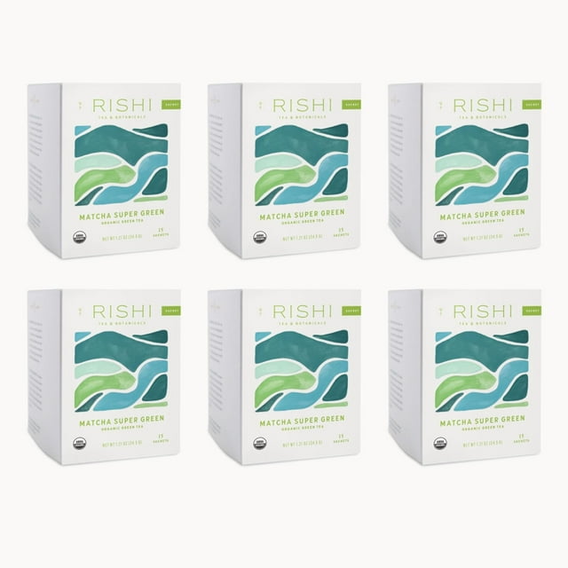 Matcha Super Green USDA Organic Direct Trade Sachet Bags, Certified