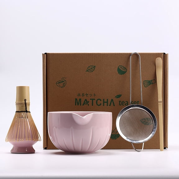 Matcha Tea Set With Whisk Ceramic Bowl & Holder Matcha Making Kit For Traditional Japanese Tea Ideal Matcha Set For Beginners And,Kitchen Utensils