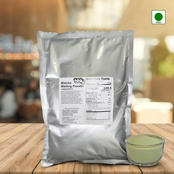 BBLY Premium Matcha Walling Powder – Smooth & Vibrant Matcha Flavor