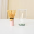 thumbnail image 1 of Matcha Whisk, Japanese Matcha Stirrer Tea Whisk Chasen Preparing Matcha Powder Brush Tool（ Pink handle), 1 of 5