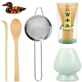 BambooWorx Matcha Tea Whisk Set: Traditional Chasen