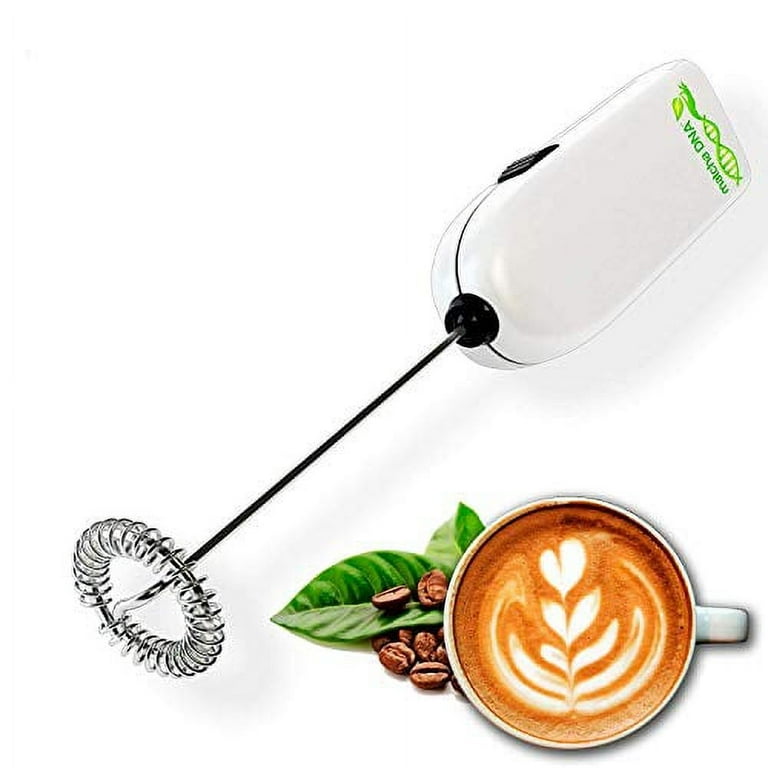Milk Frother Handheld, Electric Milk Foamer for Coffee, Drink Mixer for  Bulletproof Coffee, Latte, Cappuccino, Matcha and Hot Chocolate