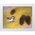 thumbnail image 1 of Matcham, Marcia 18x15 White Modern Wood Framed Museum Art Print Titled - Chickadee in the Pines I, 1 of 4