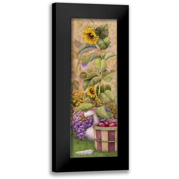 Matcham, Marcia 7x14 Black Modern Framed Museum Art Print Titled - Garden March I