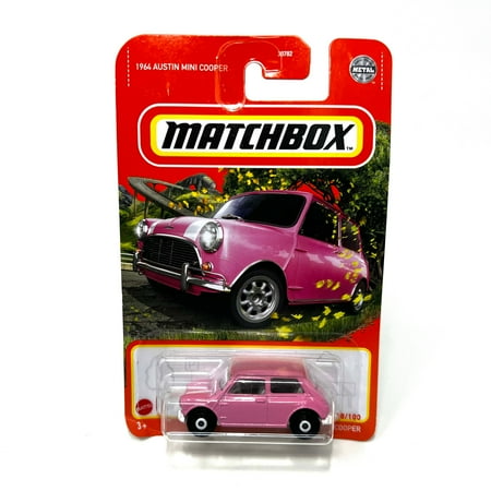 Matchbox 1:64 Scale 1964 Austin Mini Cooper Pink