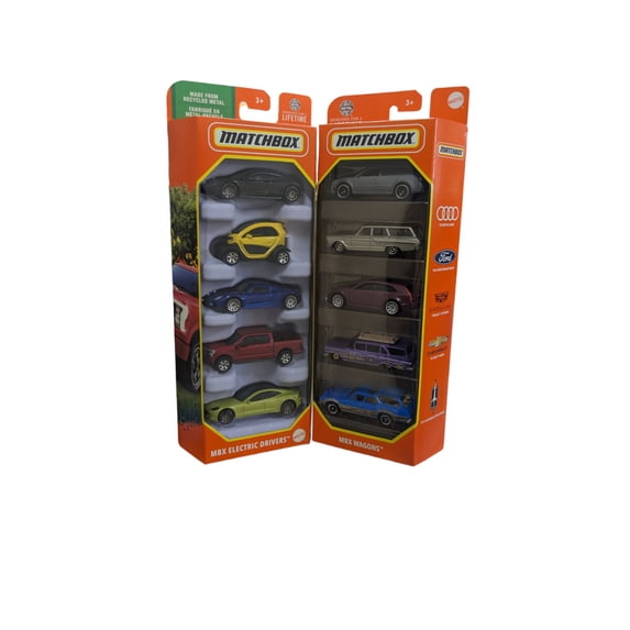 Matchbox 10 pack MBX Wagons & MBX Electric Drivers