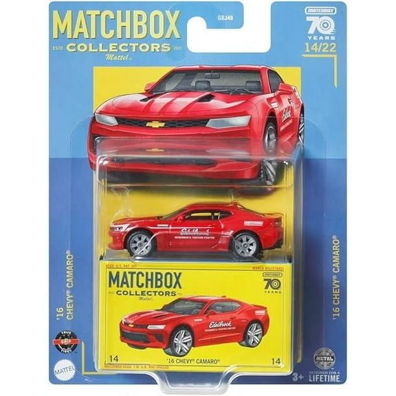 Matchbox '16 Chevy Camaro, Collectors 14/22 [red]